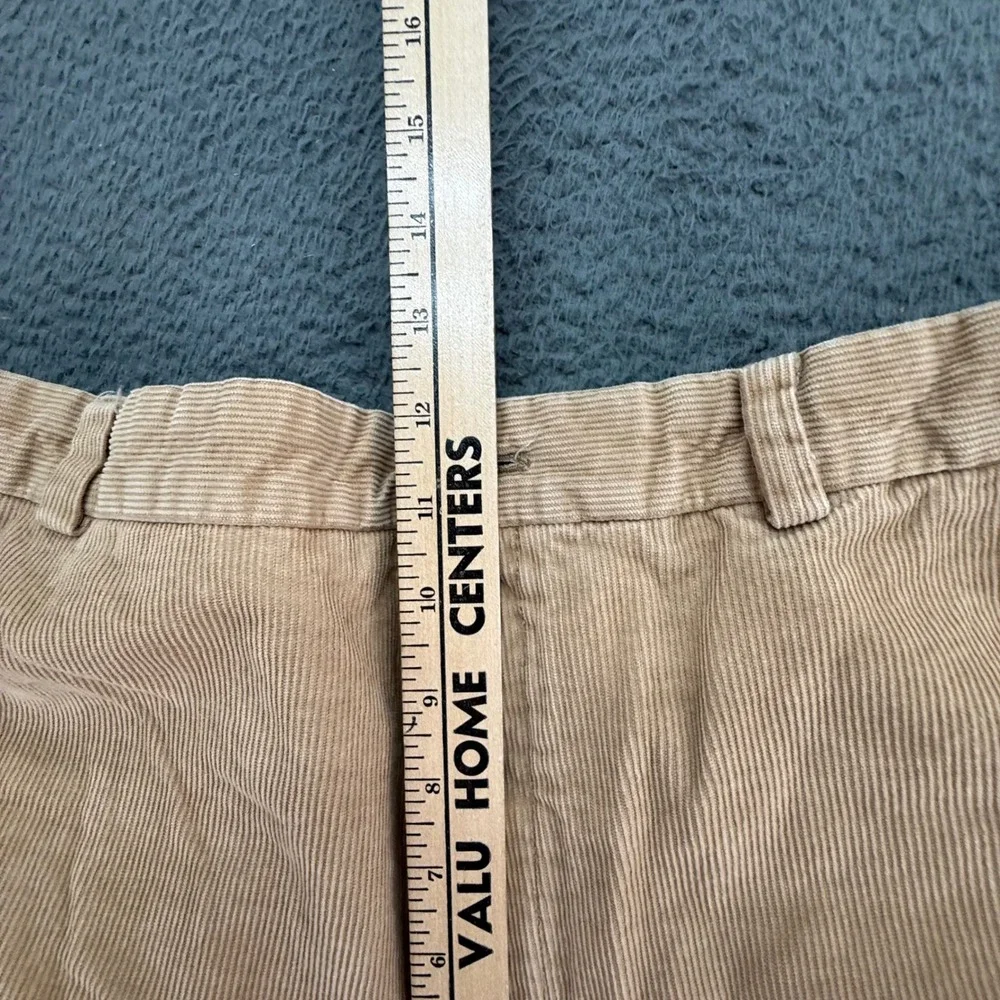 Brooks Brothers 346 Tan Corduroy Pants Mens W40 L30 Straight Fit Cotton‎ Casual